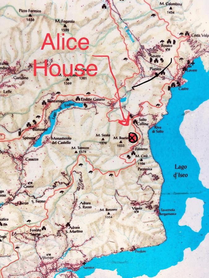 Alice'S House Villa Fonteno Esterno foto